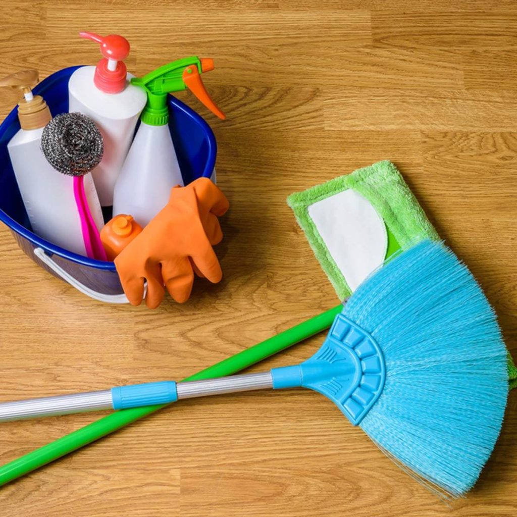 روش‌های نظافت خانه 